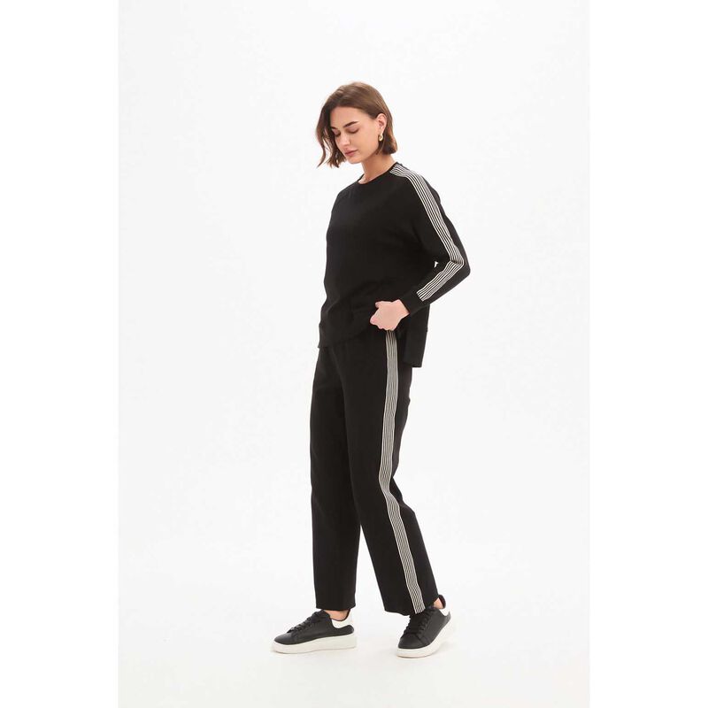 TIRELLI Stripe Sleeve Sweat image number 3